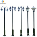 Professional manufacturer outdoor decorative antique cast iron street lamp post led garden pole light